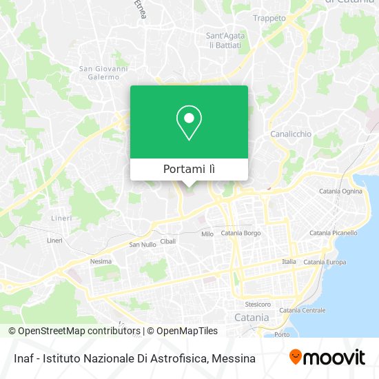 Mappa Inaf - Istituto Nazionale Di Astrofisica