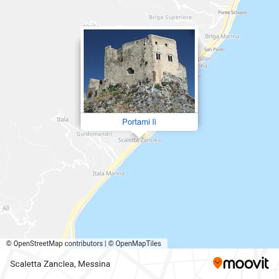 Mappa Scaletta Zanclea