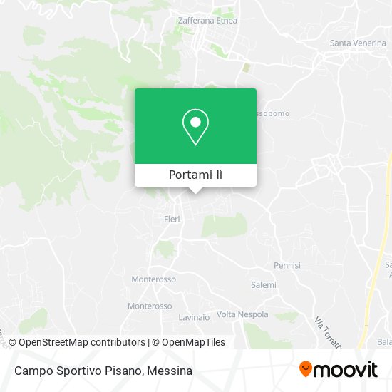 Mappa Campo Sportivo Pisano