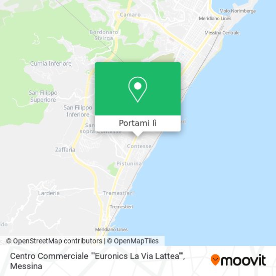 Mappa Centro Commerciale ""Euronics La Via Lattea""