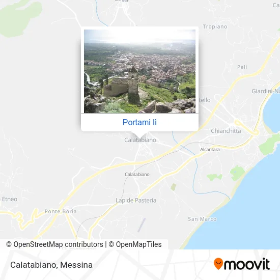 Mappa Calatabiano