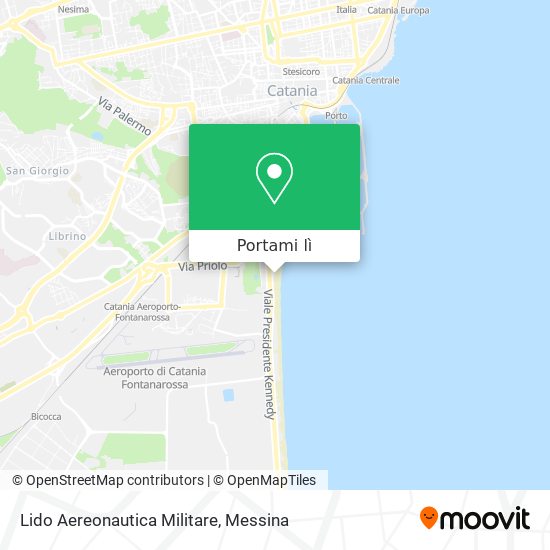 Mappa Lido Aereonautica Militare
