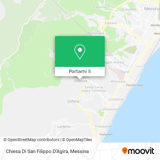 Mappa Chiesa Di San Filippo D'Agira