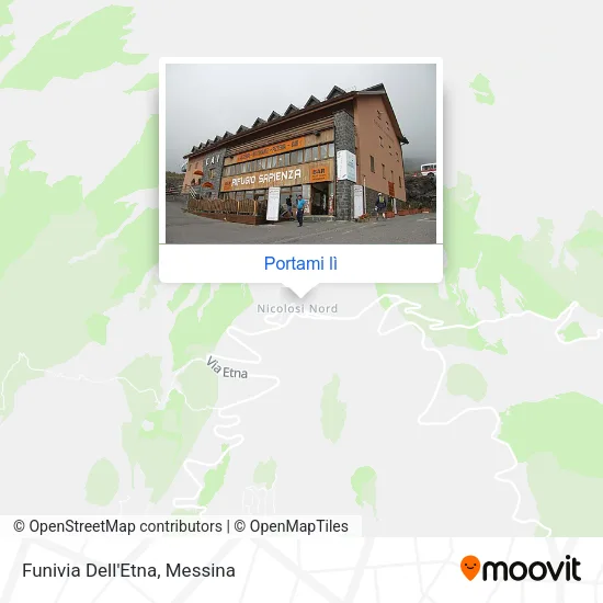 Mappa Funivia Dell'Etna