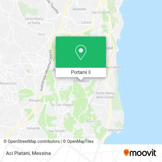 Mappa Aci Platani
