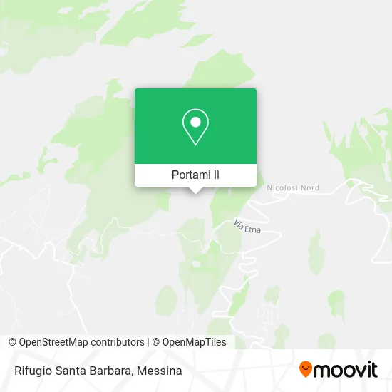 Mappa Rifugio Santa Barbara