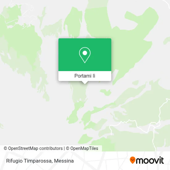 Mappa Rifugio Timparossa 1840m
