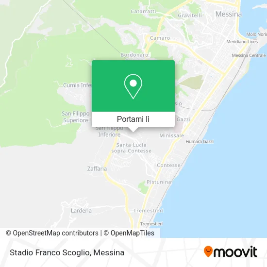 Mappa Stadio Franco Scoglio