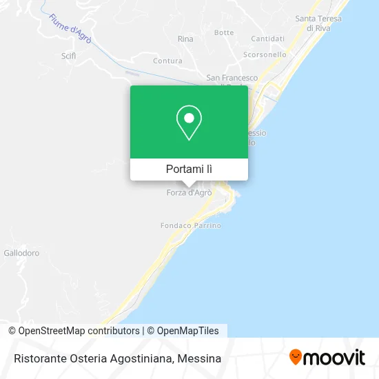 Mappa Ristorante Osteria Agostiniana