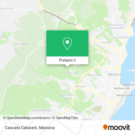Mappa Cascata Cataratti