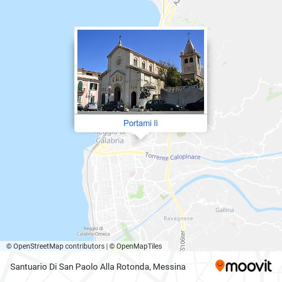 Mappa Santuario Di San Paolo Alla Rotonda