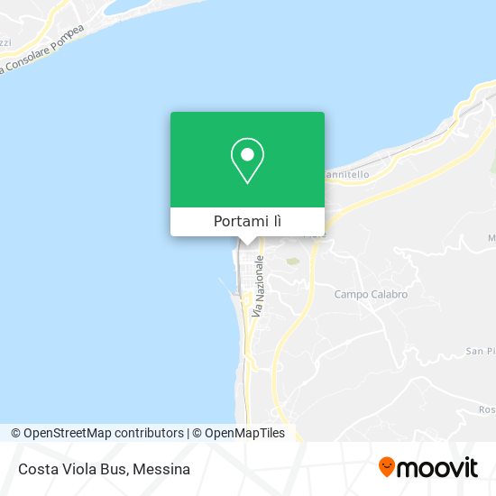 Mappa Costa Viola Bus
