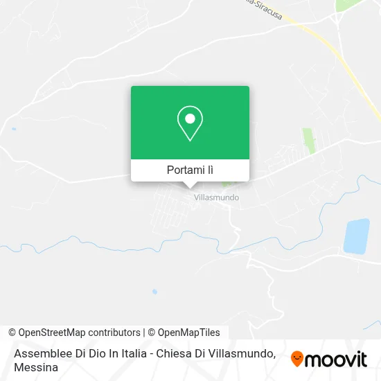 Mappa Assemblee Di Dio In Italia - Chiesa Di Villasmundo