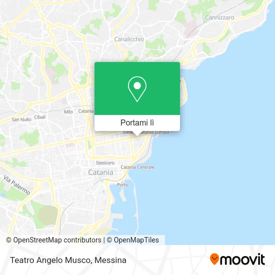 Mappa Teatro Angelo Musco