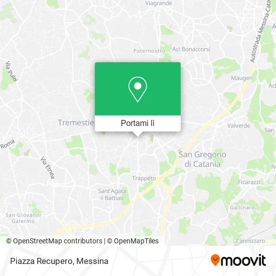 Mappa Piazza Recupero