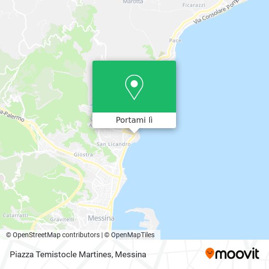 Mappa Piazza Temistocle Martines
