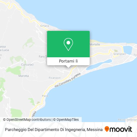 Mappa Parcheggio Del Dipartimento Di Ingegneria