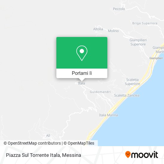 Mappa Piazza Sul Torrente Itala