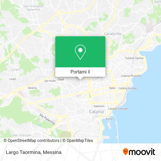 Mappa Largo Taormina
