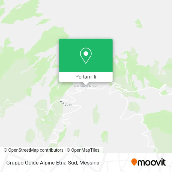 Mappa Gruppo Guide Alpine Etna Sud