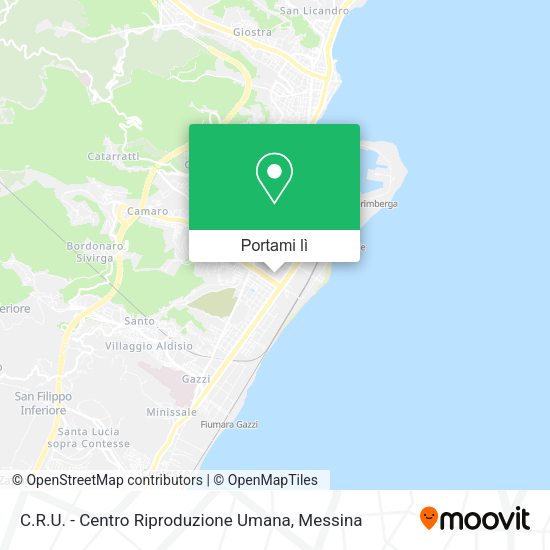 Mappa C.R.U. - Centro Riproduzione Umana