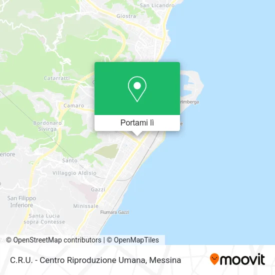 Mappa C.R.U. - Centro Riproduzione Umana