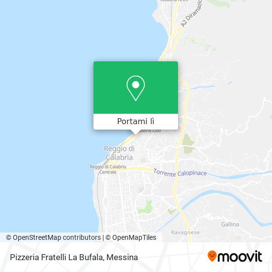 Mappa Pizzeria Fratelli La Bufala