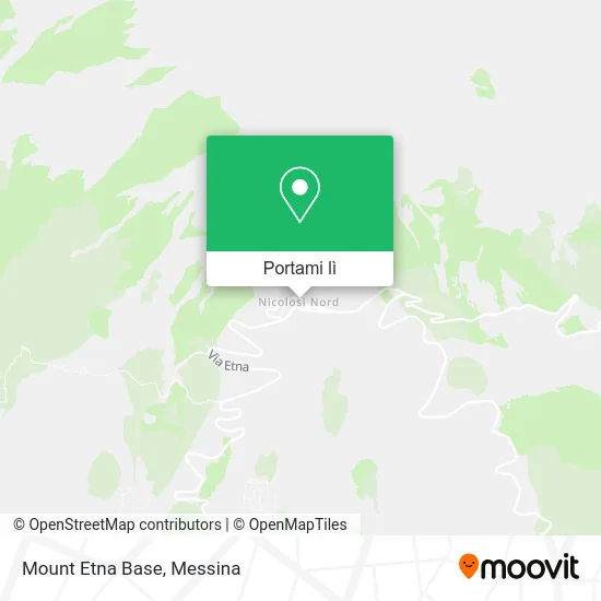Mappa Mount Etna Base