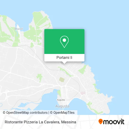Mappa Ristorante Pizzeria La Cavalera