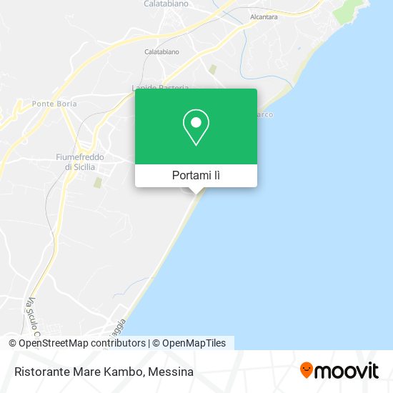 Mappa Ristorante Mare Kambo