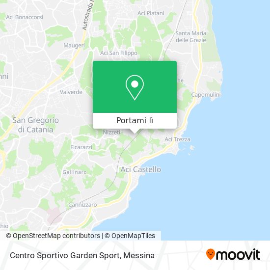 Mappa Centro Sportivo Garden Sport