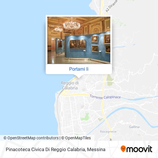 Mappa Pinacoteca Civica Di Reggio Calabria