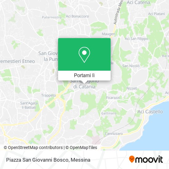 Mappa Piazza San Giovanni Bosco