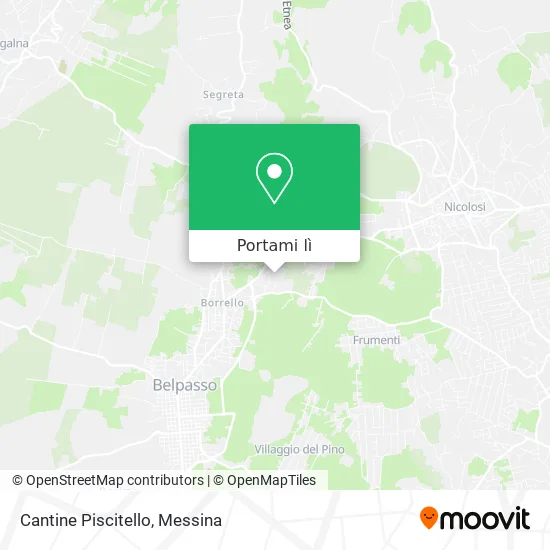 Mappa Cantine Piscitello