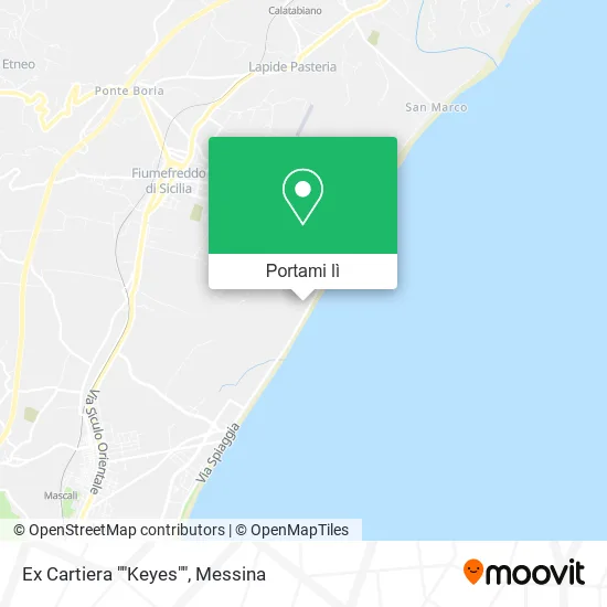 Mappa Ex Cartiera ""Keyes""