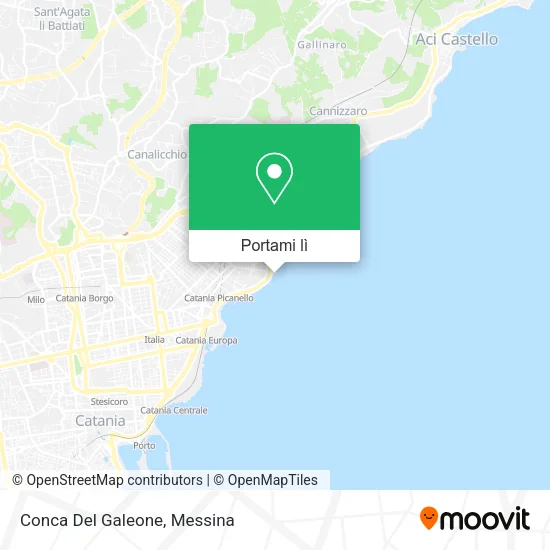 Mappa Conca Del Galeone