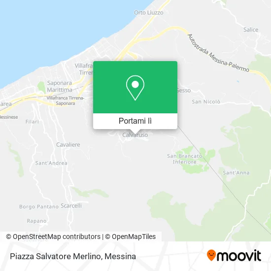 Mappa Piazza Salvatore Merlino