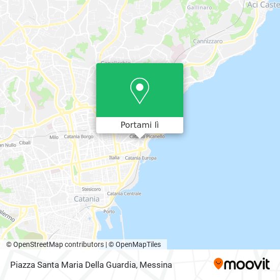 Mappa Piazza Santa Maria Della Guardia