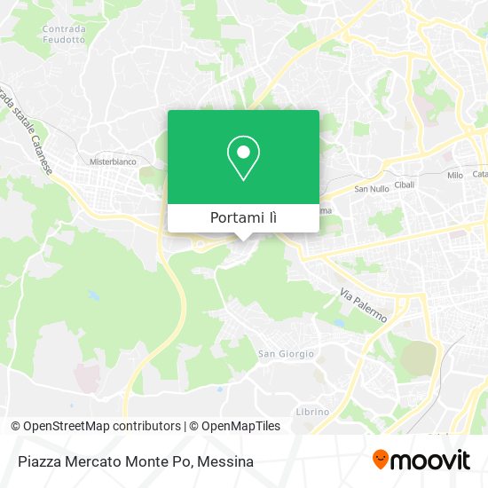 Mappa Piazza Mercato Monte Po