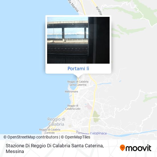 Mappa Stazione Di Reggio Di Calabria Santa Caterina