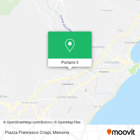 Mappa Piazza Francesco Crispi