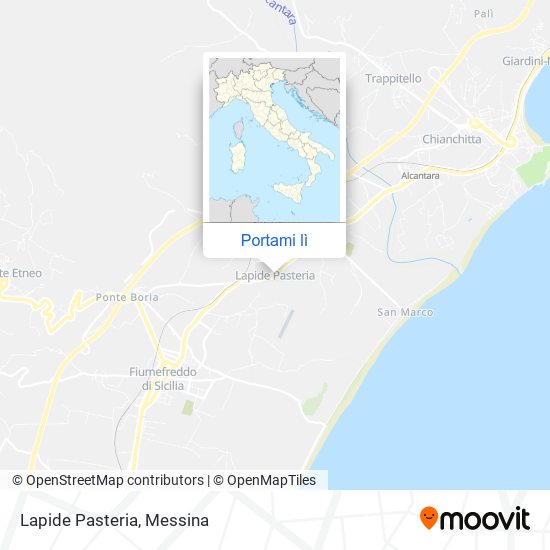 Mappa Lapide Pasteria