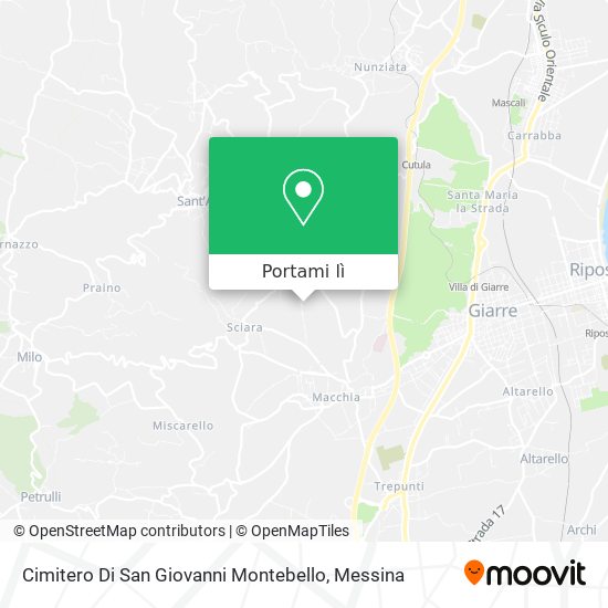 Mappa Cimitero Di San Giovanni Montebello