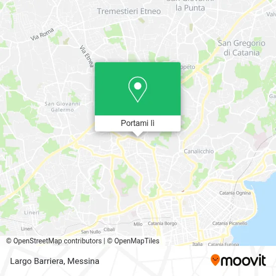 Mappa Largo Barriera