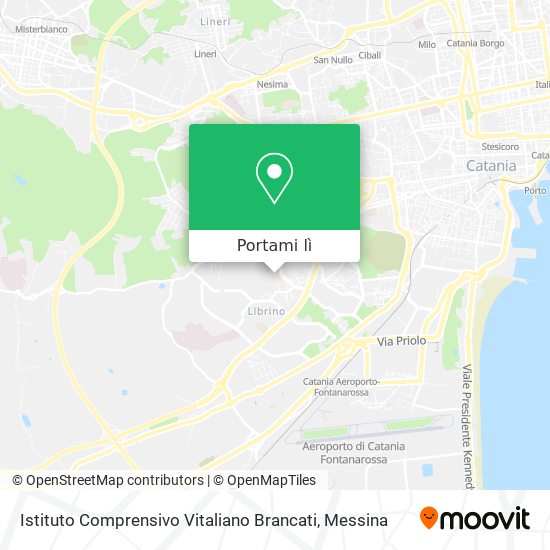 Mappa Istituto Comprensivo Vitaliano Brancati