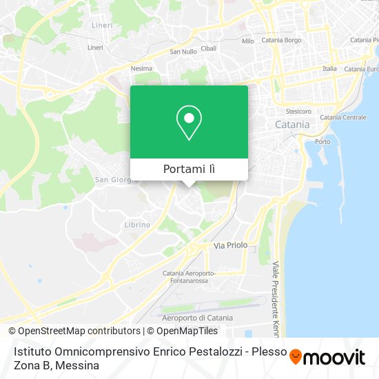 Mappa Istituto Omnicomprensivo Enrico Pestalozzi - Plesso Zona B