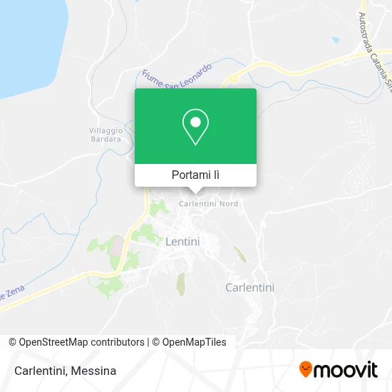 Mappa Carlentini