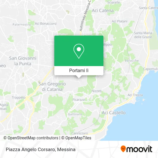 Mappa Piazza Angelo Corsaro