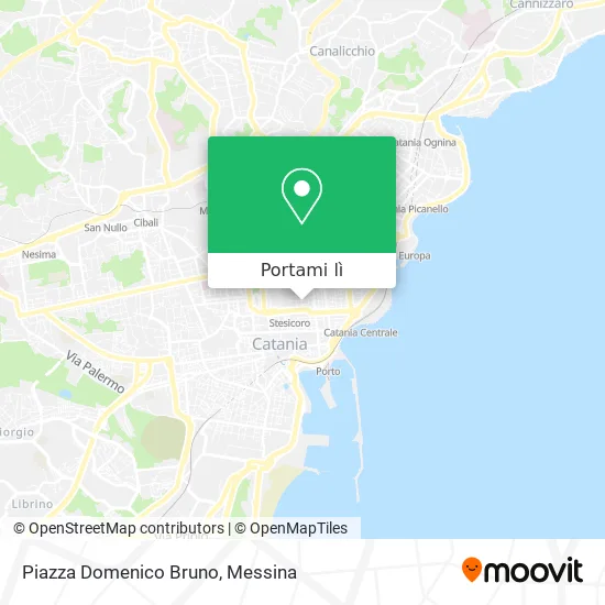 Mappa Piazza Domenico Bruno