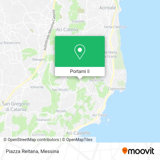 Mappa Piazza Reitana